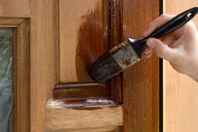 Door Staining